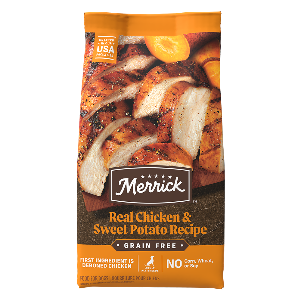 Grain Free Real Chicken & Sweet Potato Dry Dog Food | Merrick Pet Care