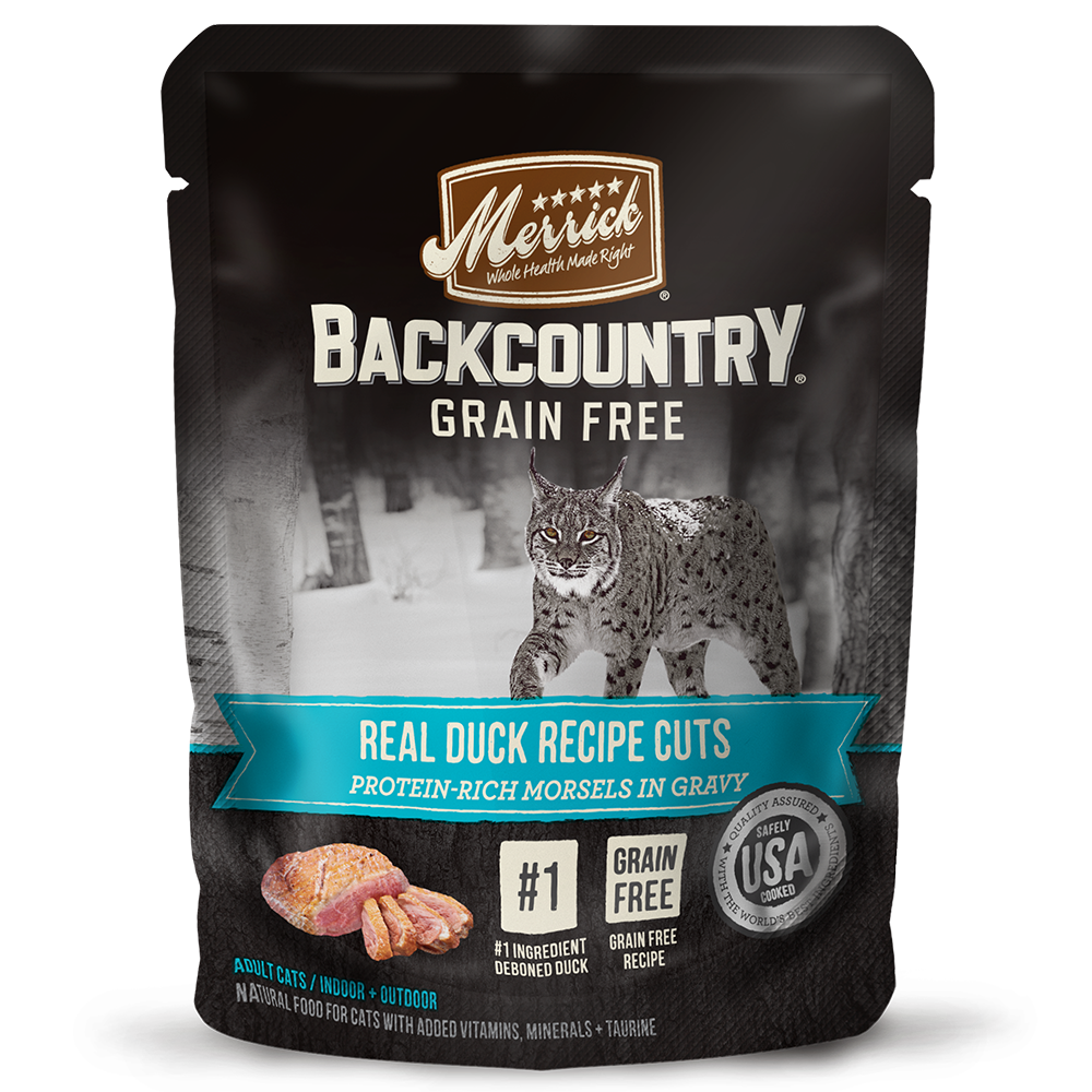 Backcountry Grain Free Real Duck Wet Cat Food Merrick Pet Care