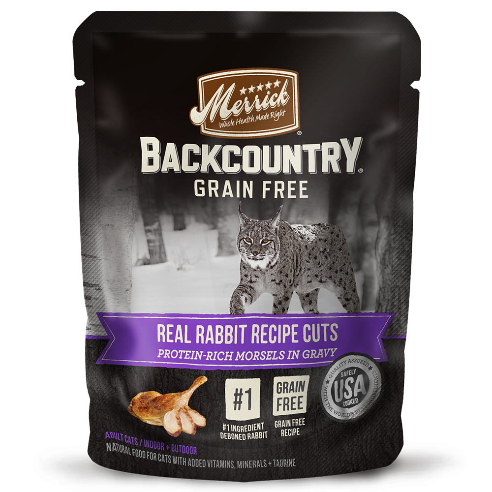 Backcountry Grain Free Rabbit Wet Cat Food Merrick Pet Care