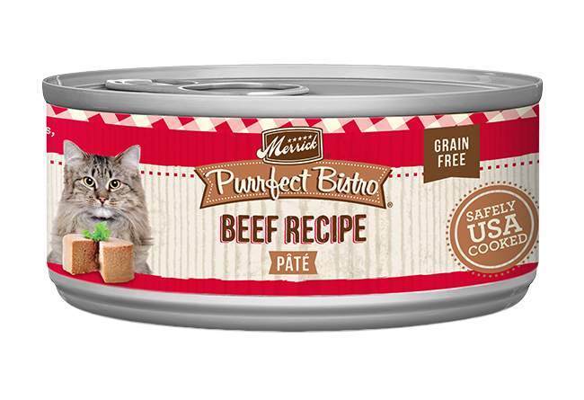 Purrfect Bistro Beef Pate Wet Cat Food Merrick Pet Care