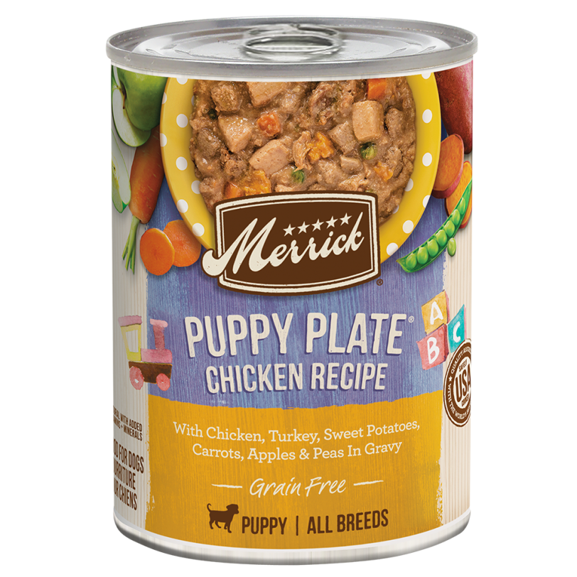 GF Puppy Plate Chicken lg F