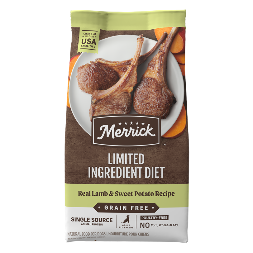 Limited Ingredient Grain Free Lamb Dog Food Merrick Pet Care