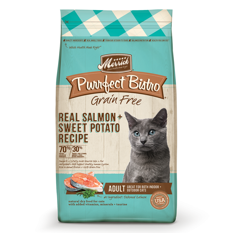 Purrfect Bisto Chicken Brown Rice Dry Cat Food Merrick Pet Care