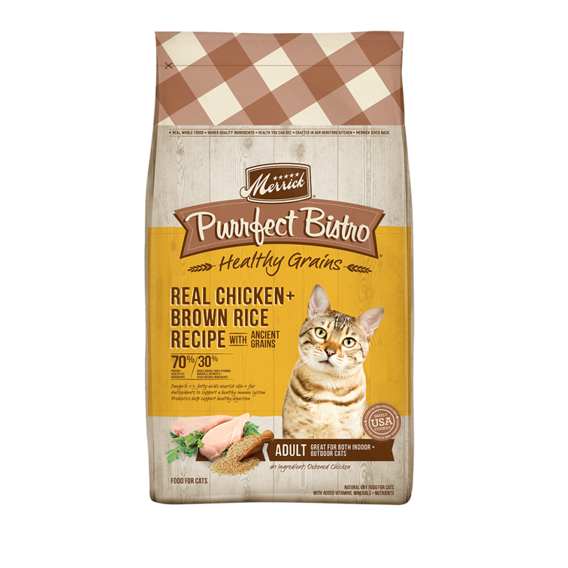 Purrfect Bistro Chicken Sweet Potato Dry Cat Food Merrick Pet Care