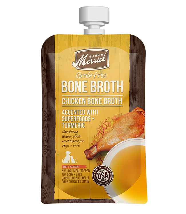 Chicken broth and dogs best sale