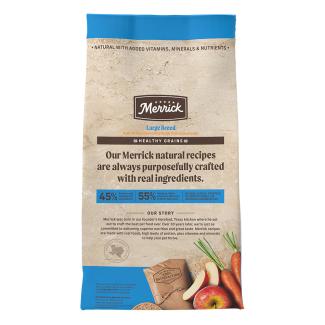 Merrick dog food large breed puppy best sale